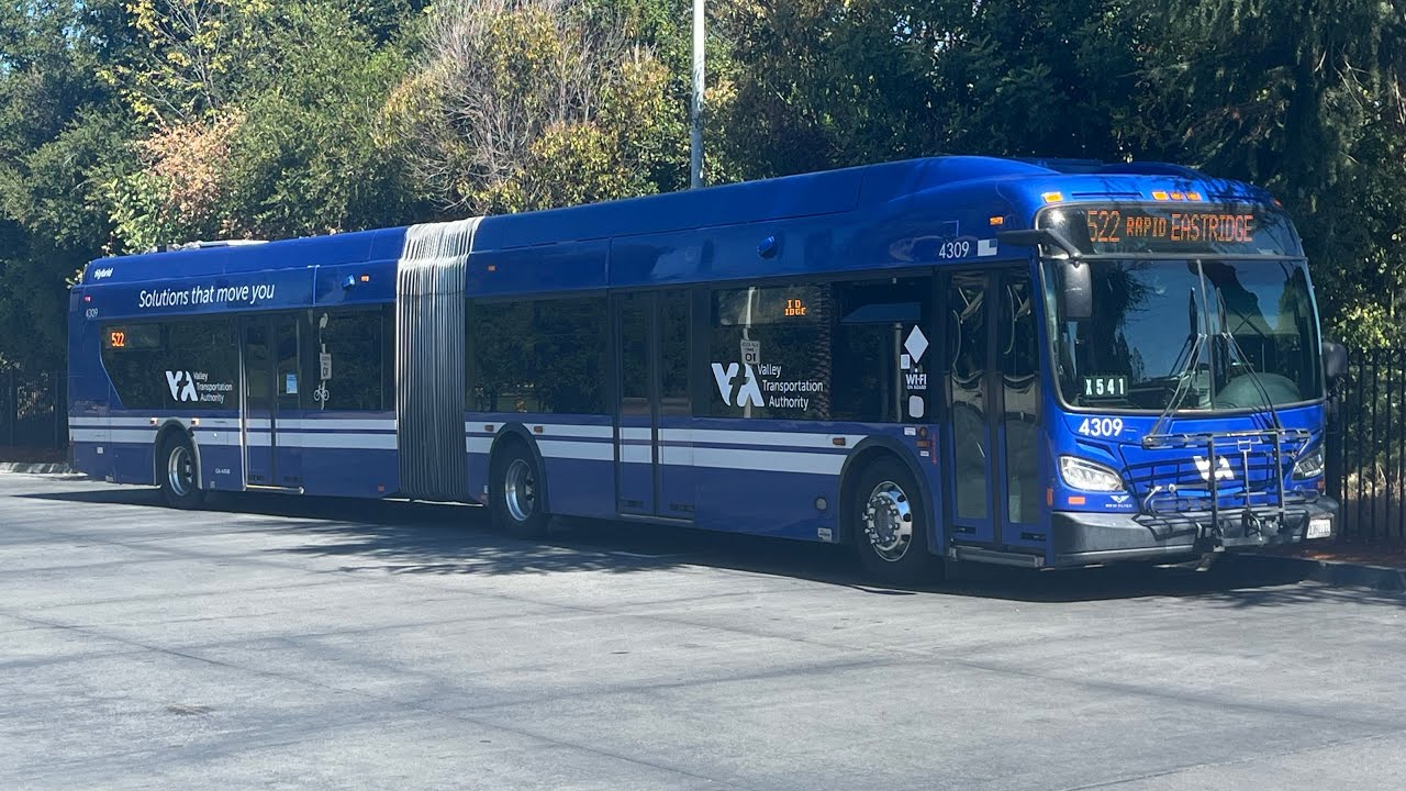 VTA #4309 on Route 522 (FULL ROUTE)