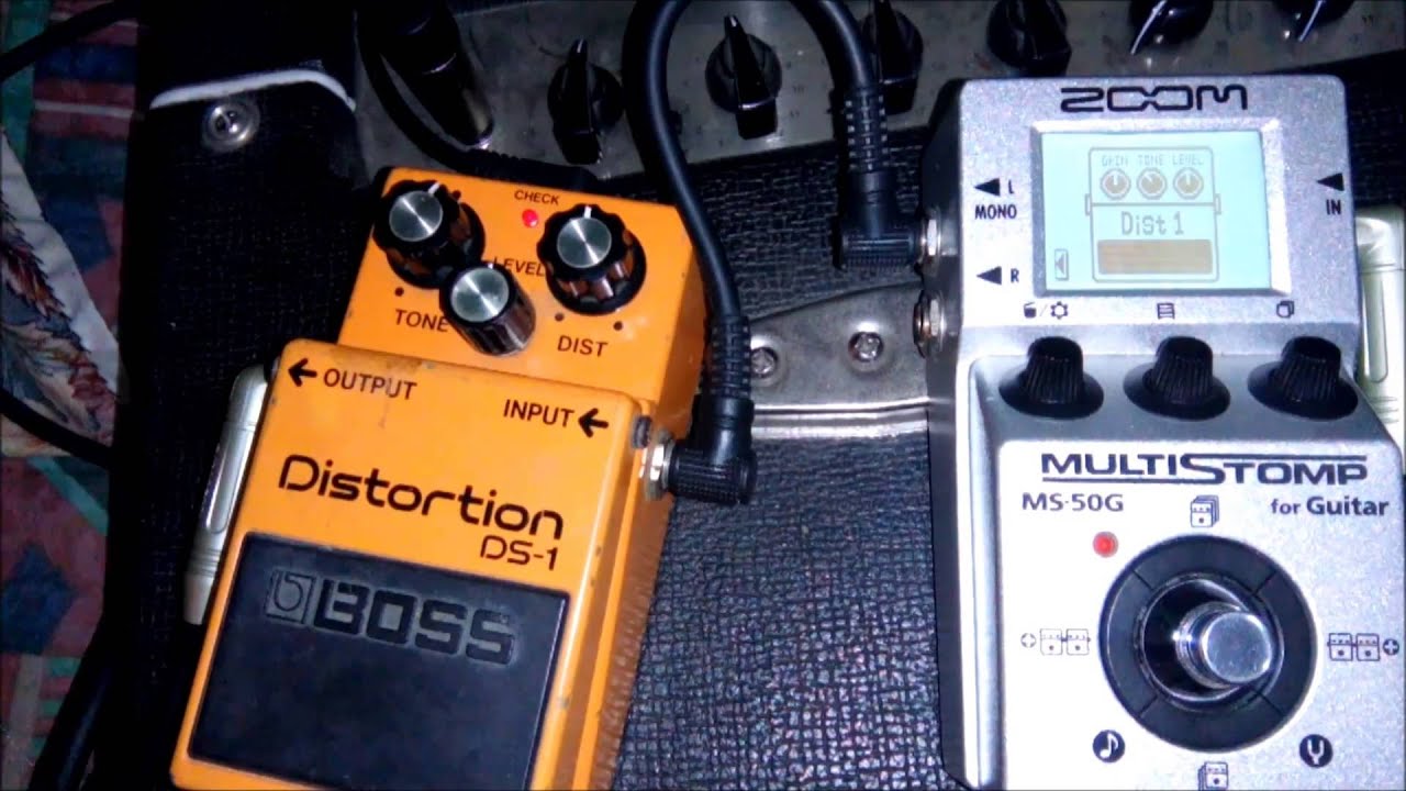 Zoom MS50G vs Boss DS-1