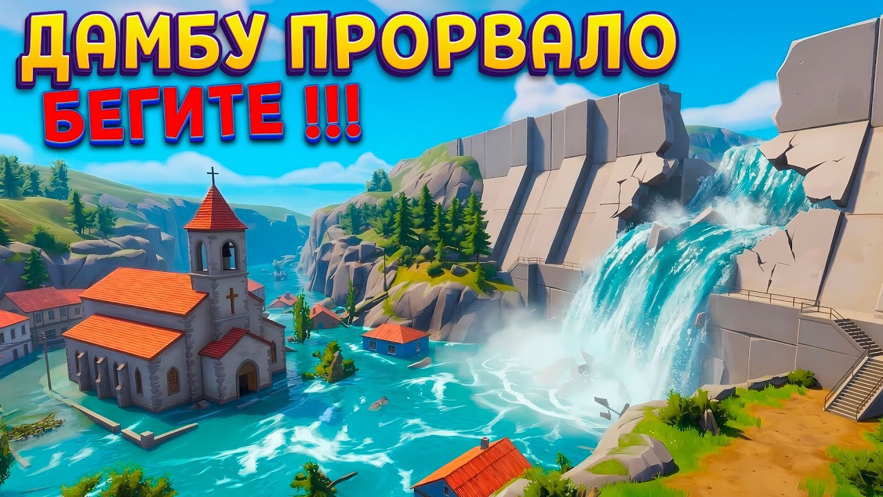 ПРОРЫВ ДАМБЫ ! ( DrainSim )