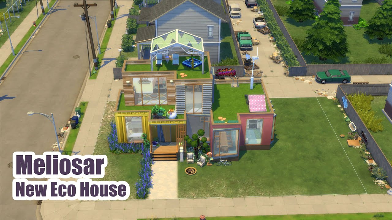 Новый Эко Дом // The Sims 4 Speed Build