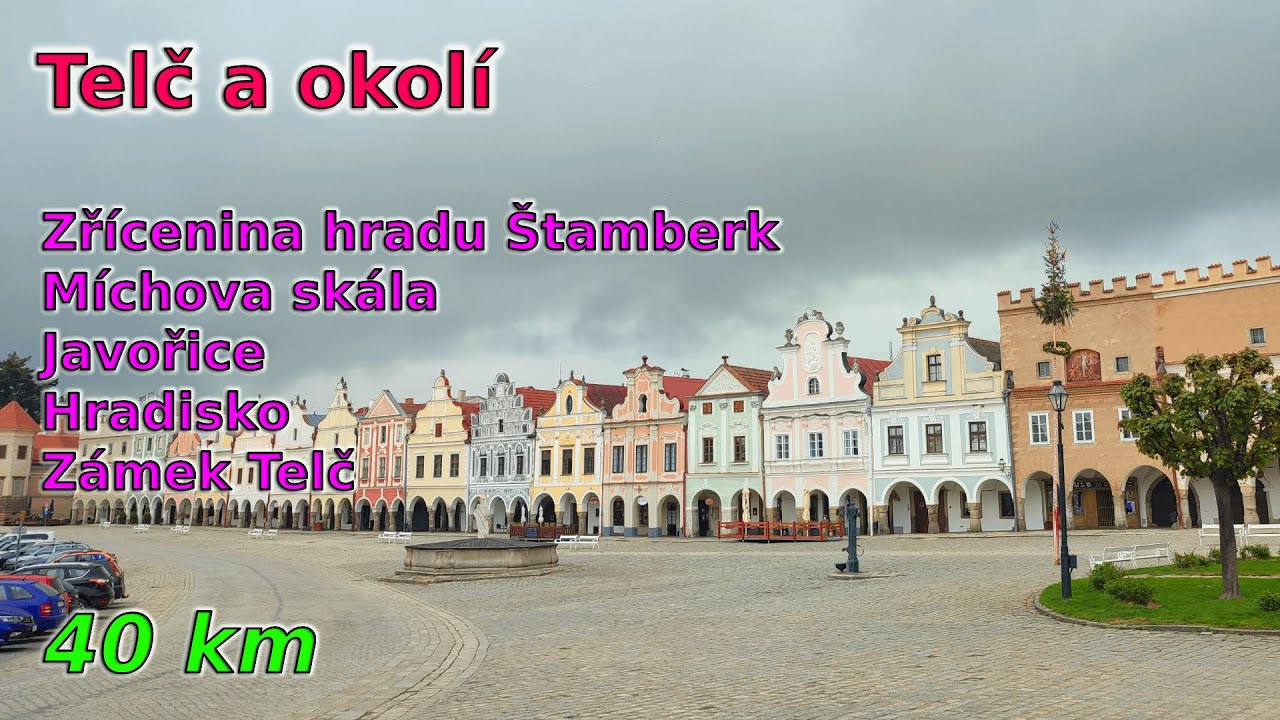 C61 Telč a okolí (Telč - Štamberk - Javořice - Hradisko) [40 km]