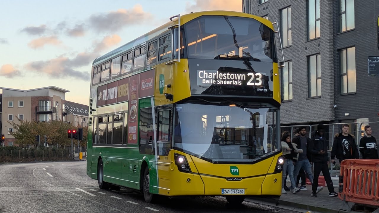 *new route* | Dublin bus | 241-D-46486 | Wright StreetDeck Electroliner | EW139 | route 23