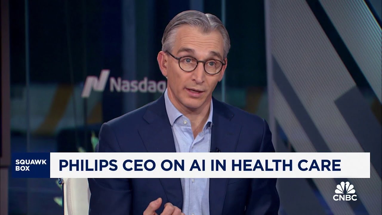 Philips CEO on AI in health care: We're 'very passionate' about giving time back to the caregivers