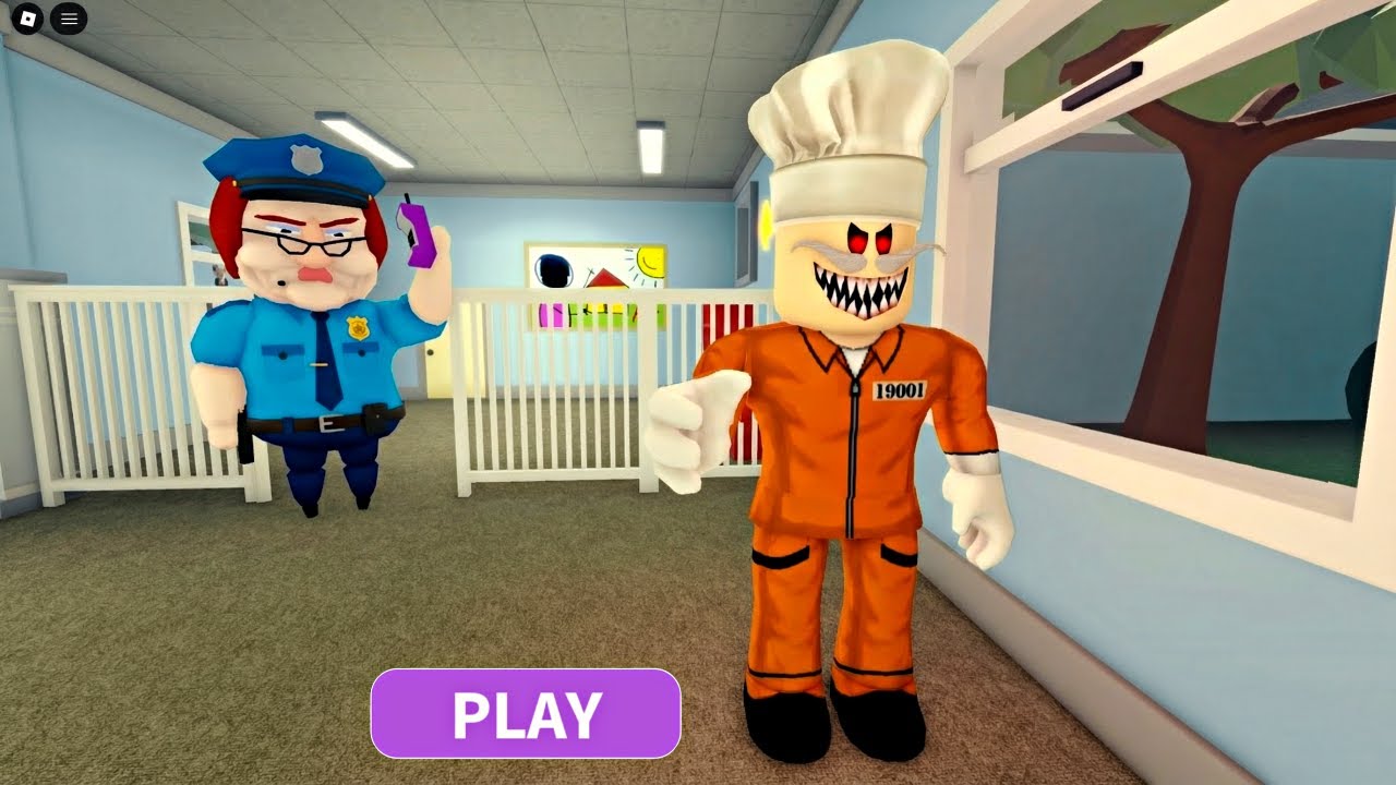 PAPA PIZZA PRISONER NEEDS HELP IN BETTY'S POLICE! OBBY All Bosses All Morphs #Roblox