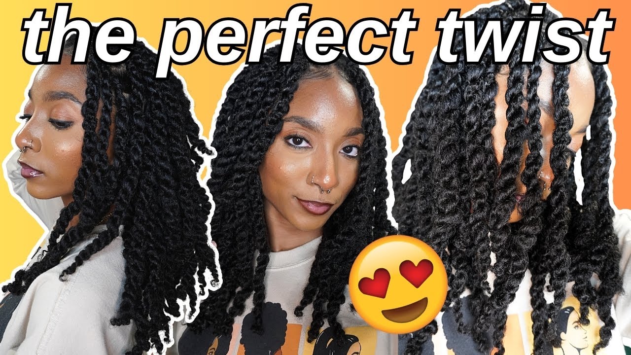 HOW TO: Chunky Twist on Natural Hair #protectivestyles Tutorial