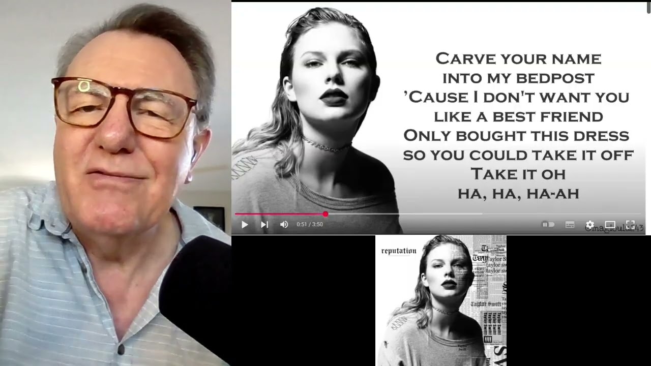 Late night, sensual ... 'Dress', by Taylor Swift.