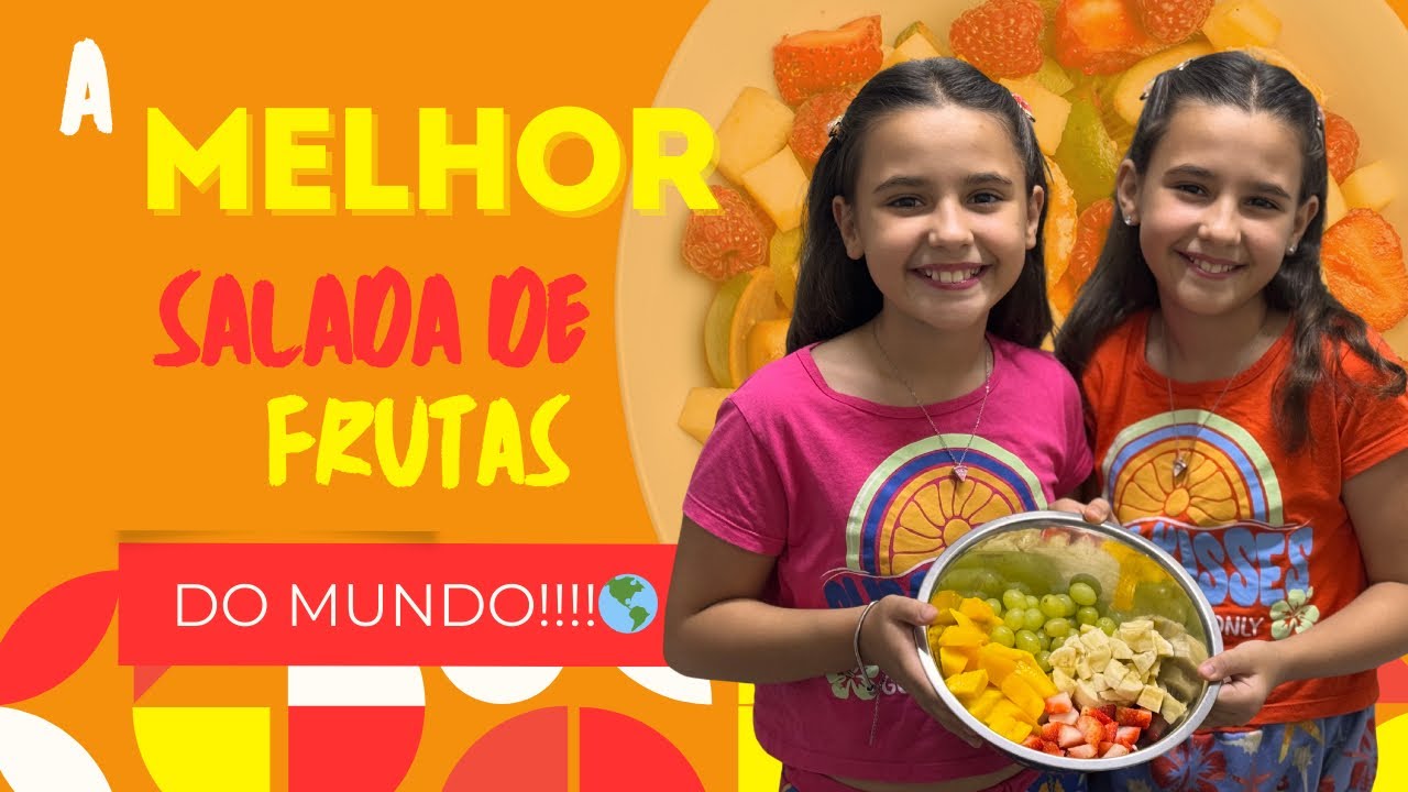 A MELHOR salada de frutas do MUNDO 🌎 🍓🍌 VOCÊ PRECISA VER ESSA RECEITA! 🍎🍇