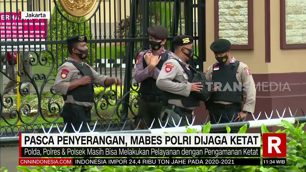 Pasca Penyerangan Mabes Polri Dijaga Ketat | REDAKSI SIANG (01/04/21)