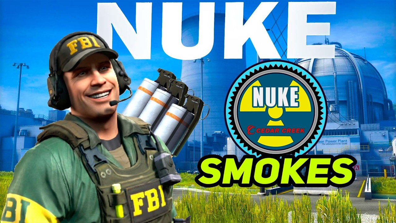 ПОКАЗАЛ БАЗОВЫЕ СМОКИ НА КАРТЕ NUKE В КС2 