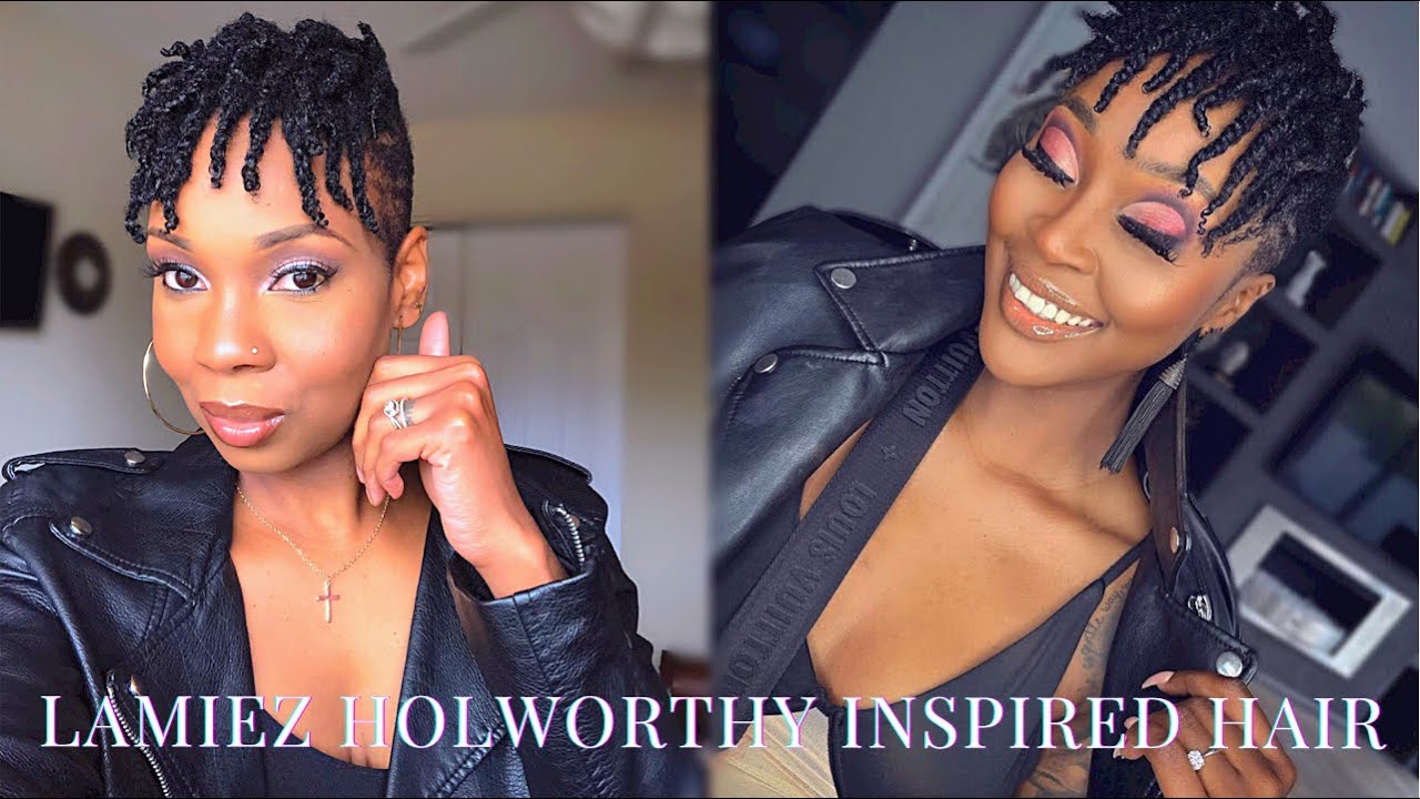 LAMIEZ HOLWORTHY INSPIRED HAIR | LOCS WITH SHAVED SIDES