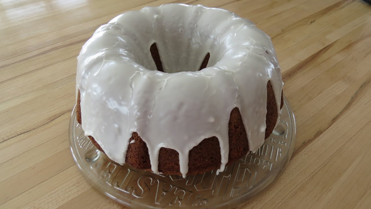 Butternut Bundt Cake With Maple Glaze