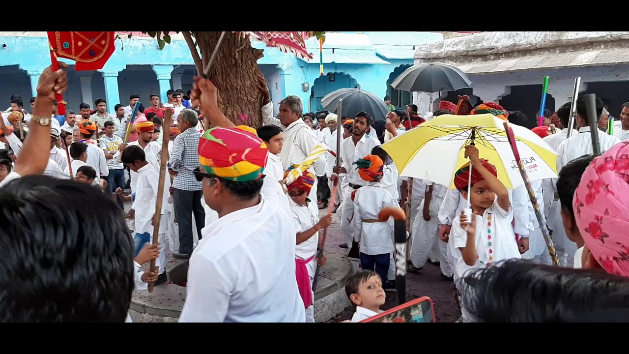 @VINODSTUDIONIMBOL Holi special gair Dhol thali dance pipar city