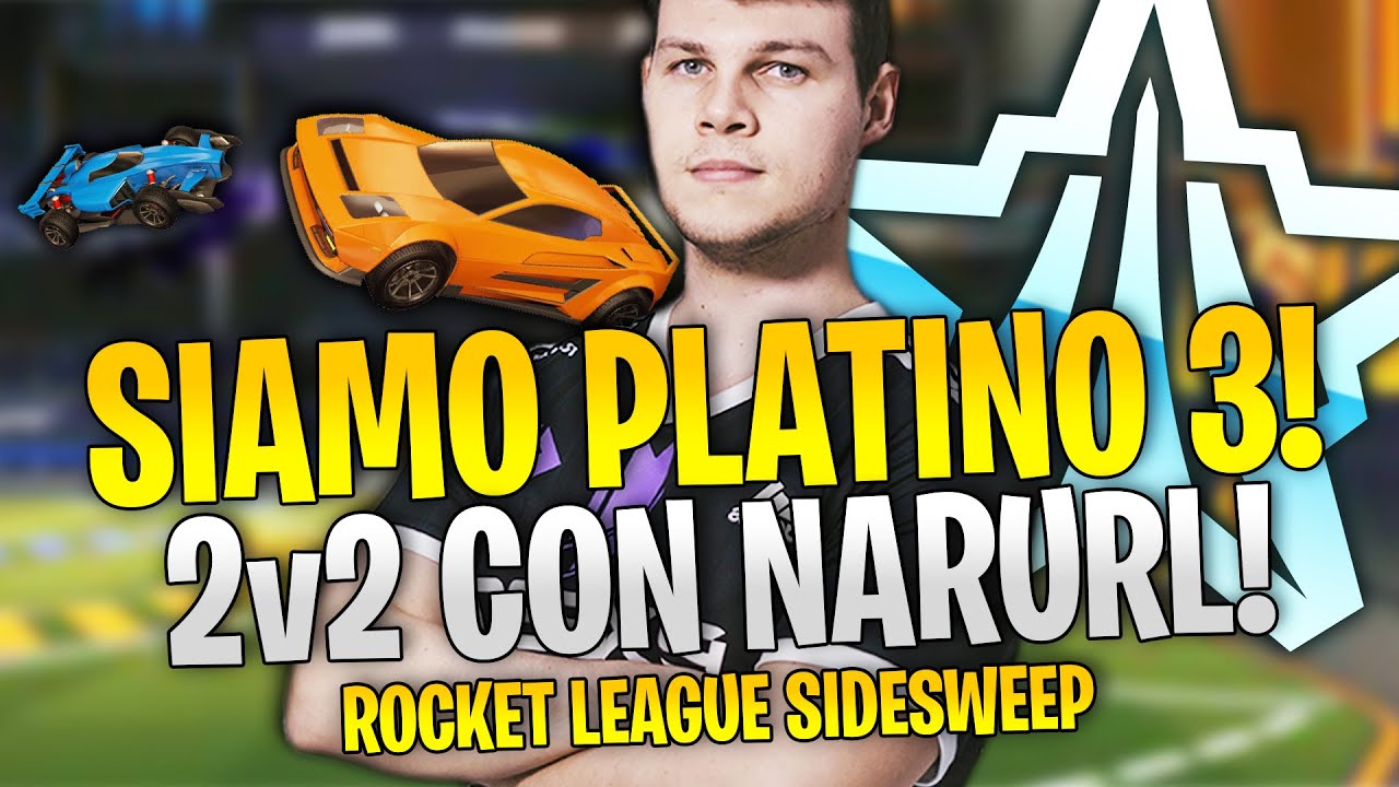 SIAMO PLATINO 3 !!! 2vs2 con NaruRL - Rocket League Sideswipe ITA