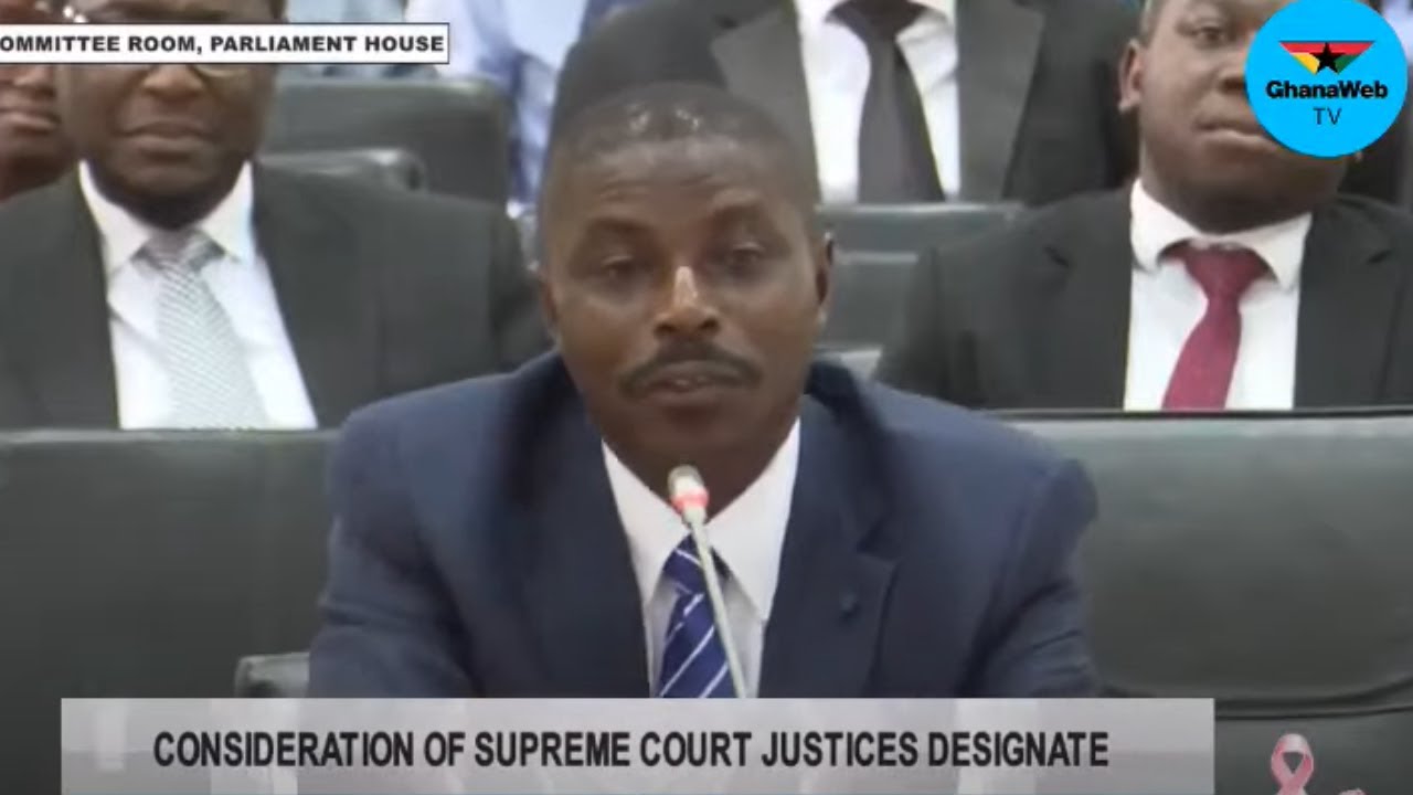 Livestreamed: Vetting of Supreme Court Justices Designate - Justice Samuel Kwame Adibu Asiedu