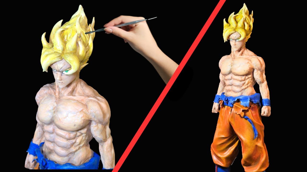 Sculpting Son Goku [Dragon Ball]