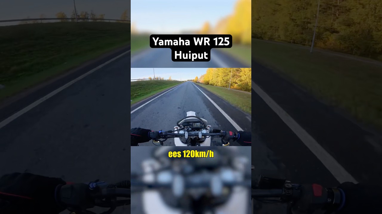 Yamaha WR kevarin huiput!
