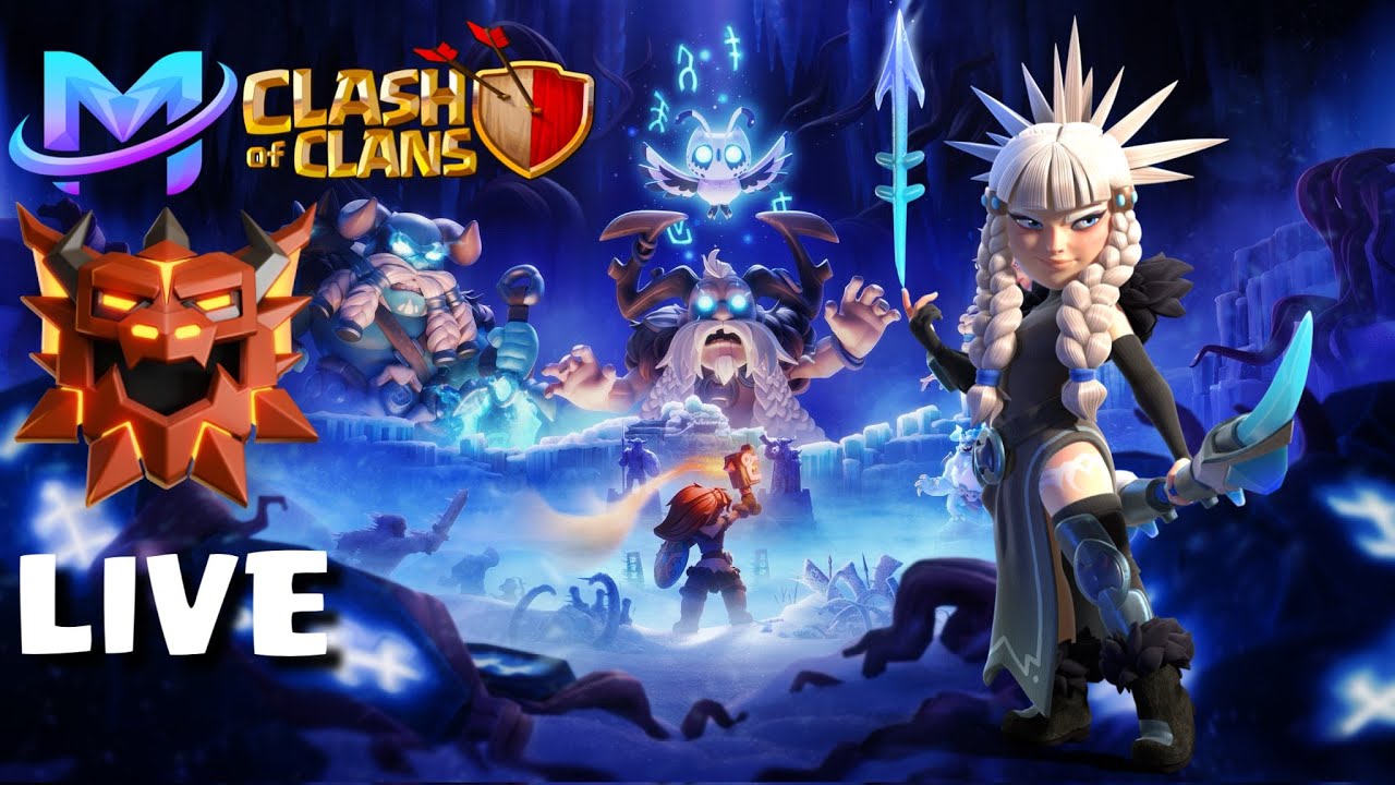 🔴 Ranked Battle Day 7 /  CWL Day 5 / Wall Grind  !twitch  !discord  #SupercellCreator #ClashAnytime