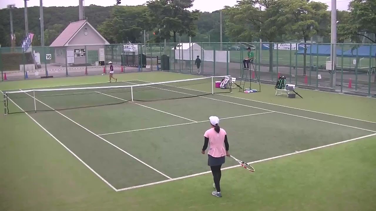 2023年IH テニス女子 シングルス 準決勝 小髙未織浦和麗明・埼玉 x 里菜央相生学院・兵庫