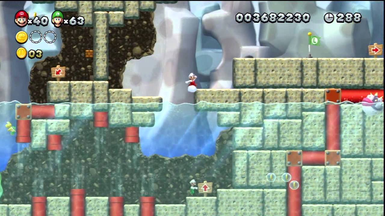 New Super Mario Bros. U - Mines Candi - 6-2 : Sauve Kipic !