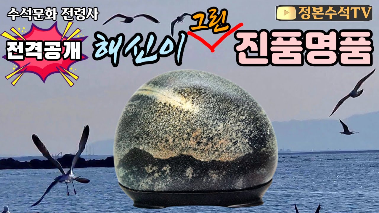 540.해신이 그린 진품명품! #수석탐석 #수석 #탐석 #실시간수석경매 #suiseki #바닷돌 #그림돌 #천하명석 #정본수석tv
