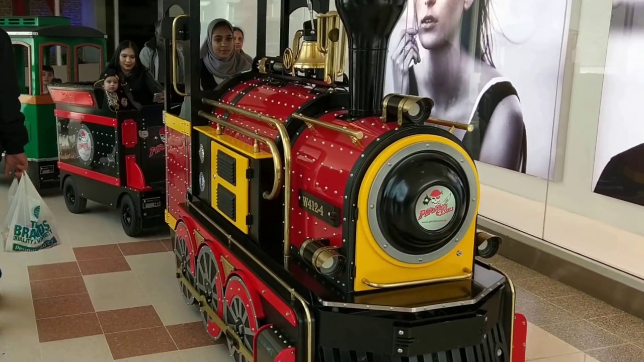 Adam's first train ride