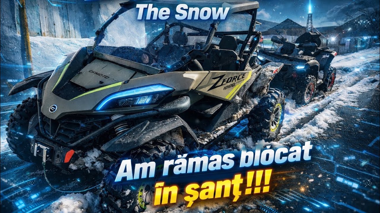 Am rămas blocați în zăpadă! Troliul la maximum și ATV-urile în top speed! PARTEA 2
