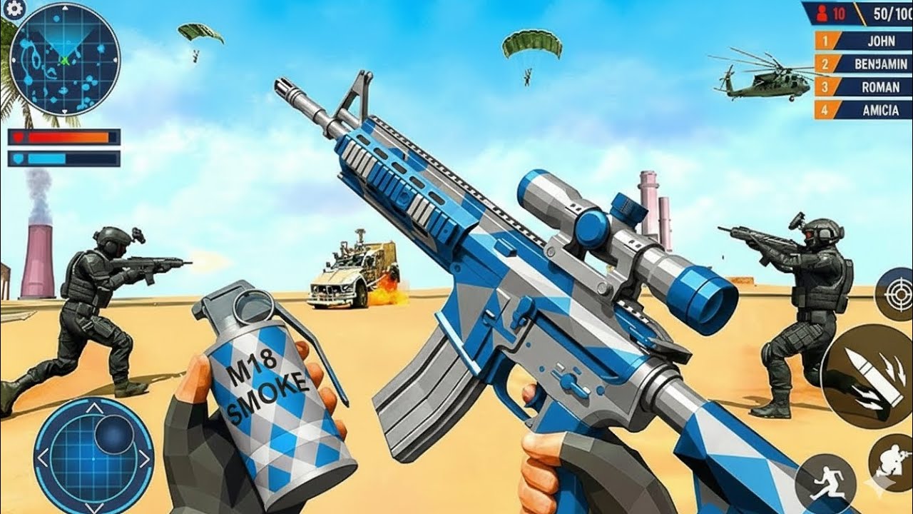 FPS Robot Shooter Strike Anti-Terrorist Shooting Android GamePlay