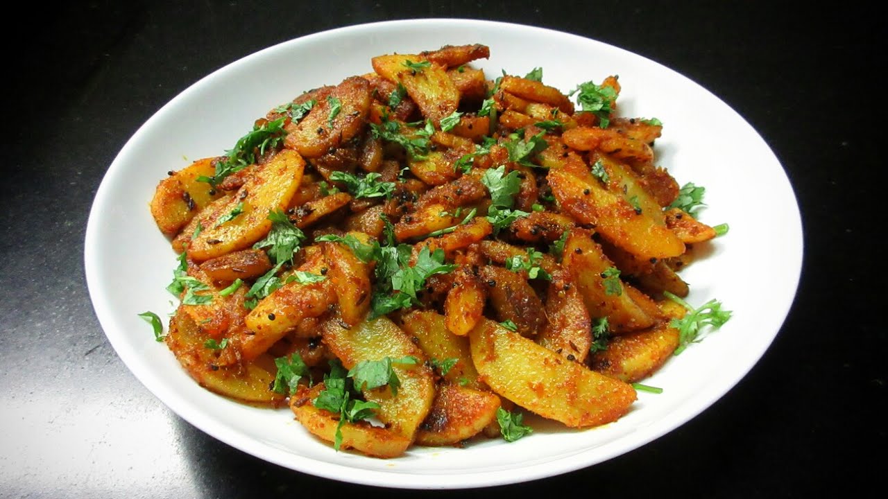 Aloo ki Sabzi - Aloo Chips ki Sukhi Sabzi - Achari Aloo Recipe - How to make Aloo Sabzi