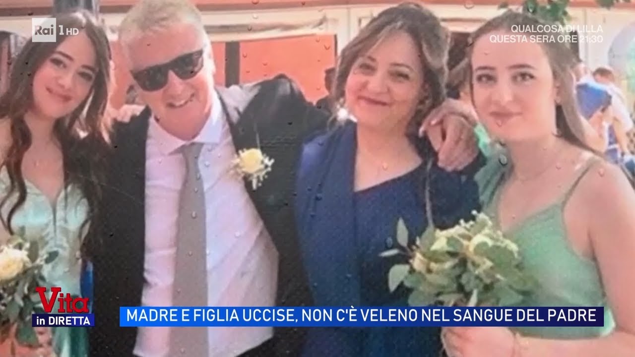 Madre e figlia uccise: non c'&egrave; veleno nel sangue del padre - Vita in diretta 02/04/2026