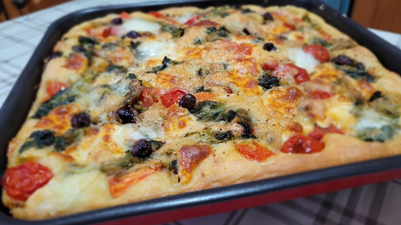PROVATE QUESTA FOCACCIA È COSÌ FACILE E GUSTOSA che non la lascerete più 🤩 