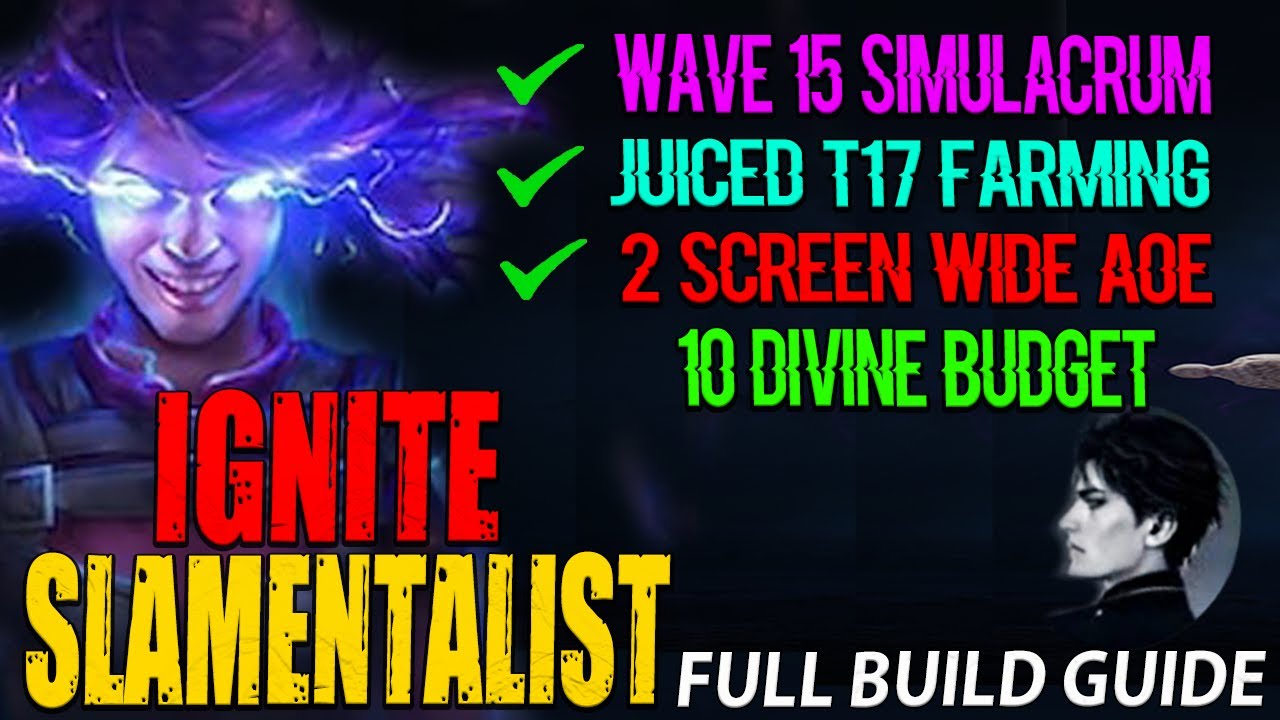 Divine Shield Ignite Slamentalist - The Tankiest Budget Build I've Ever Played - 3.27 Full Guide
