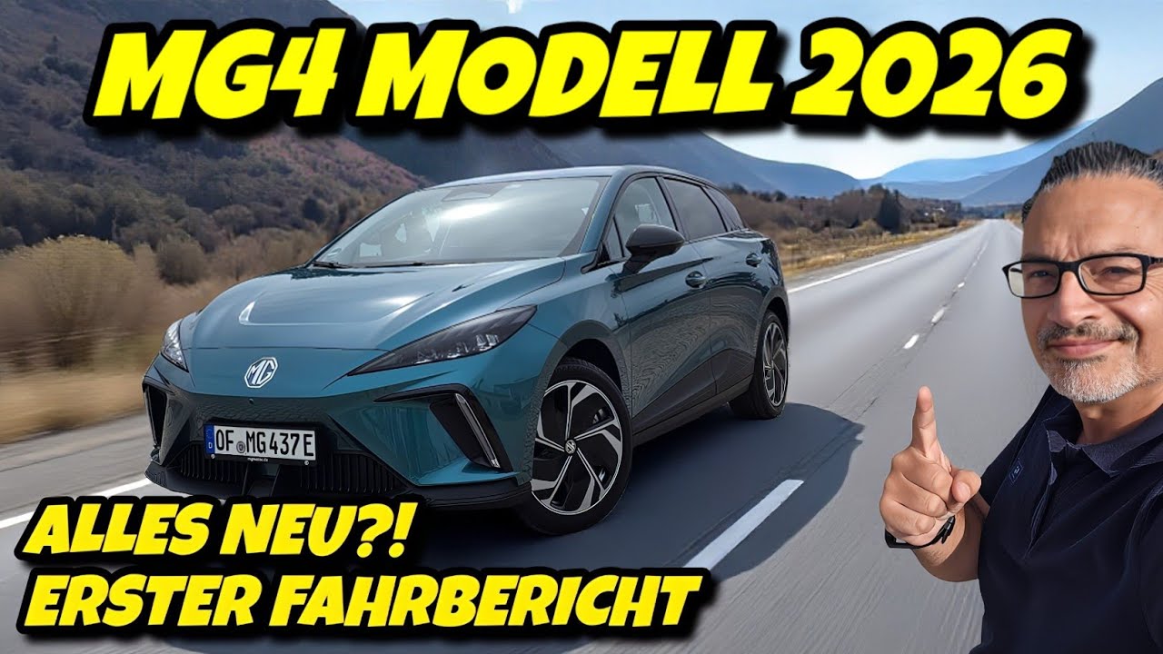 MG4 EV Facelift 2026. Neuer Innenraum & Software. Gro&szlig;er Fahrbericht #elektroauto 