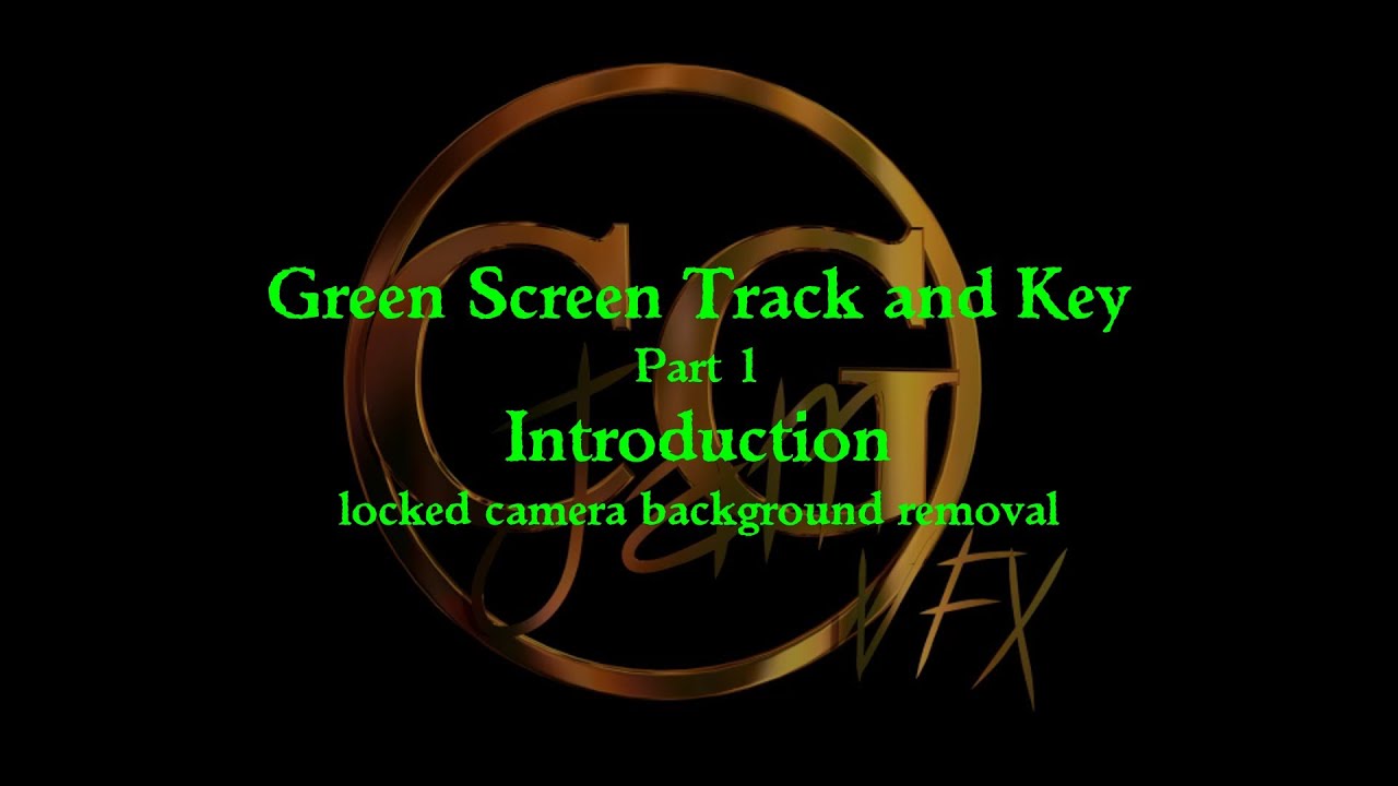 Blender Green screen Track and Key _ part 1 static background Removal