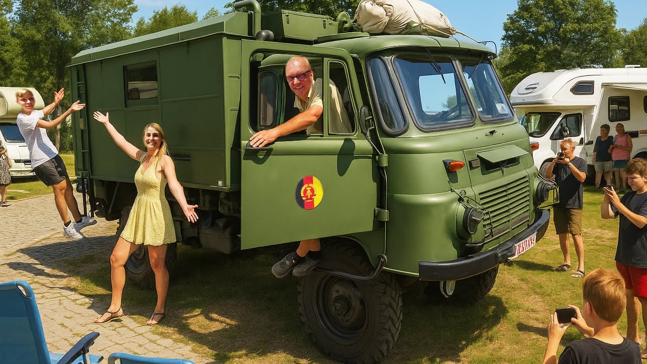 DER HINGUCKER auf dem Campingplatz! 📸 Robur LO 2002 A der NVA: Roomtour & Praxistest