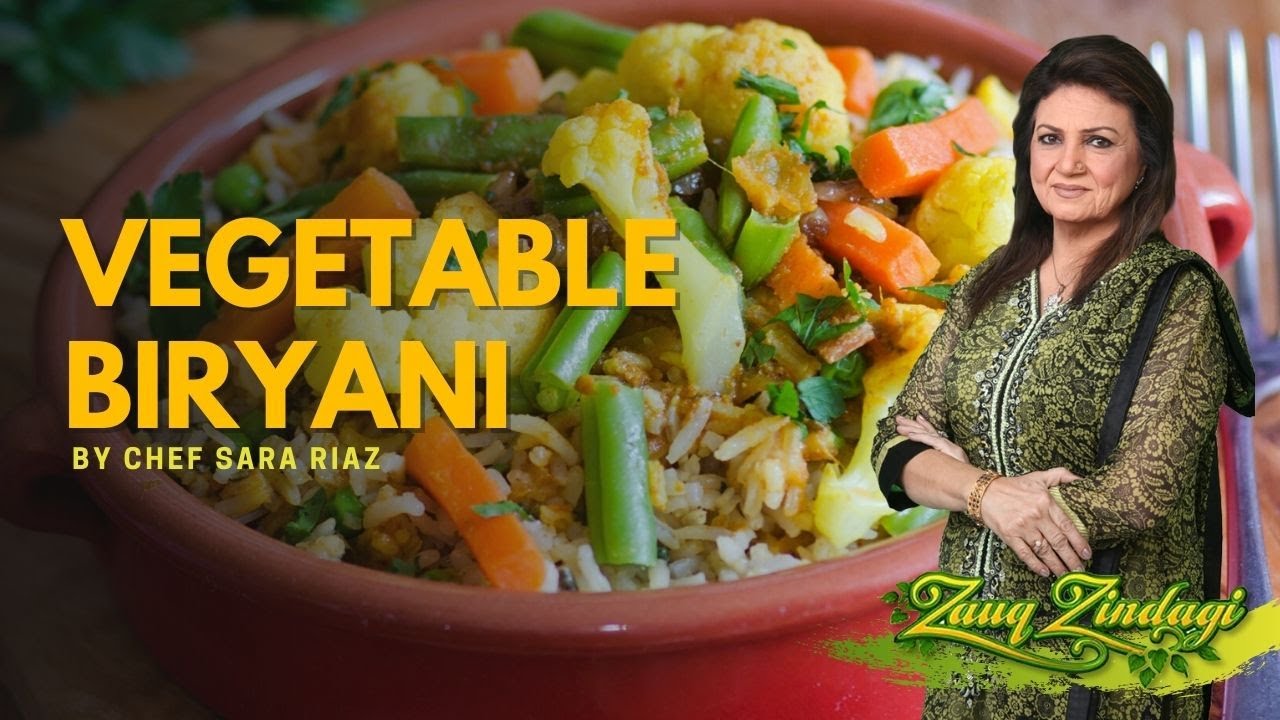 Vegetable Biryani | Zauq Zindagi | ARYZauq