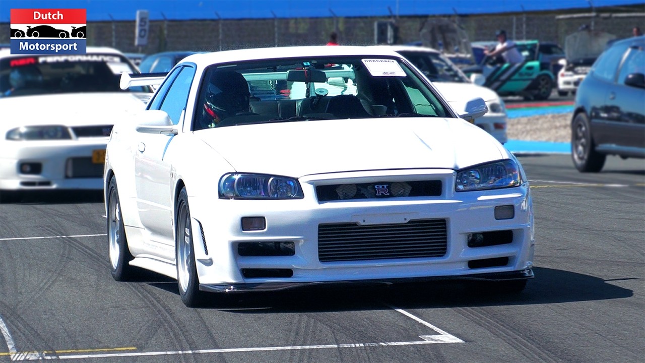 Nissan Skyline R34 GTR мощностью более 1000 л.с. с автоматической коробкой передач ZF!