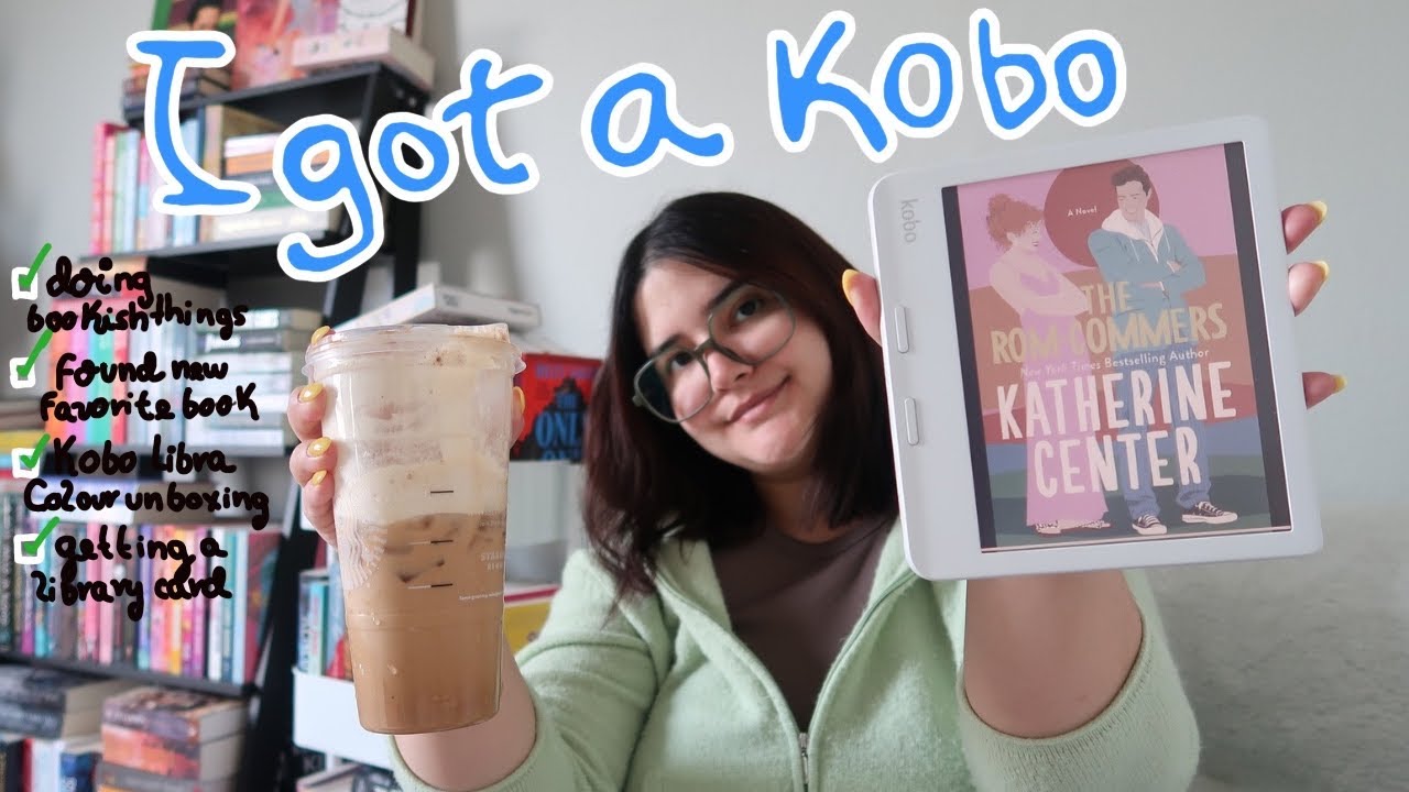 The ultimate book video 📖- I got a Kobo Libra Colour!!