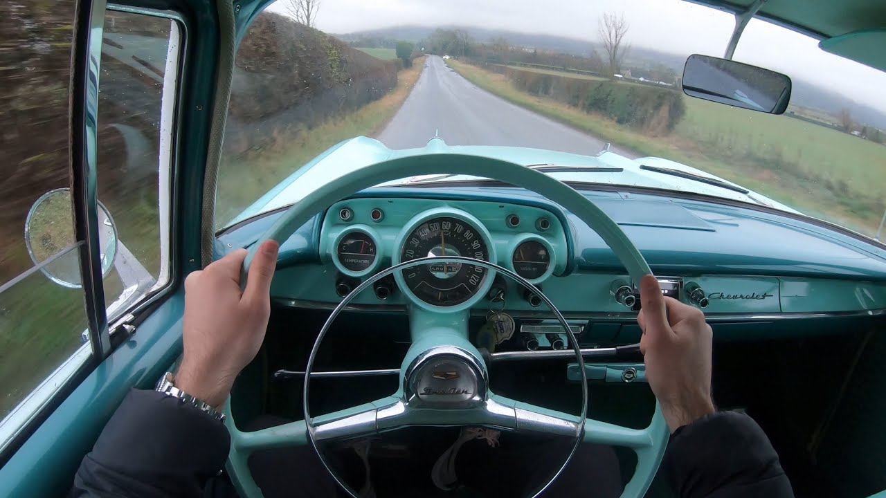 1957 Chevrolet 210 265 V8 PowerGlide Auto - POV Test Drive