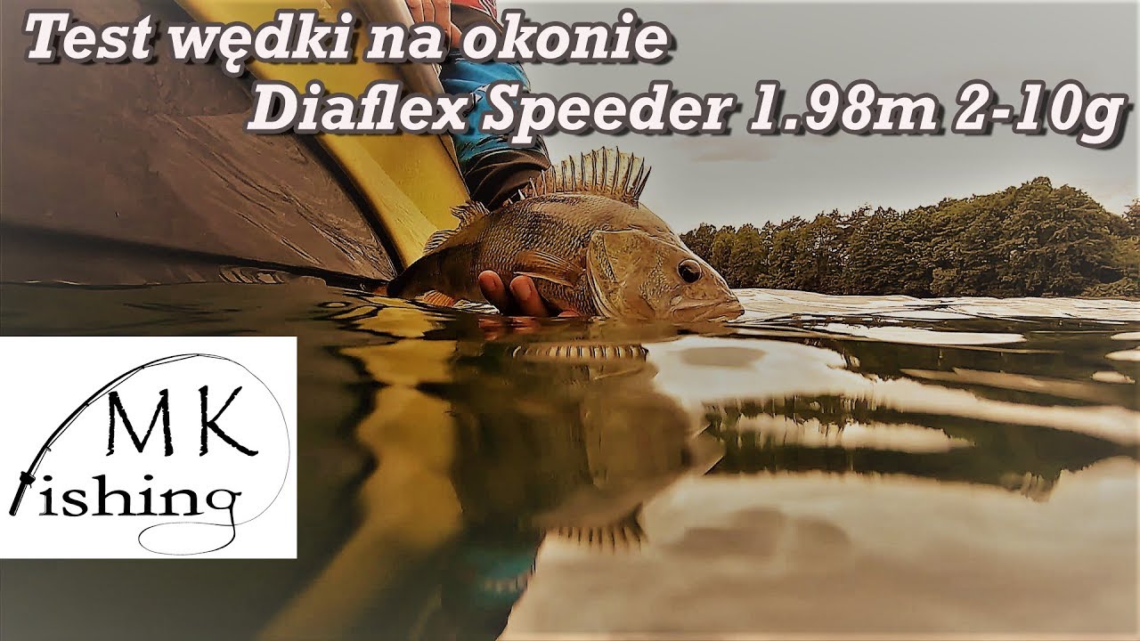 Prezentacja super wędki na okonie | Robinson Diaflex Speeder 1,98m 2-10g | wędka do łowienia okoni