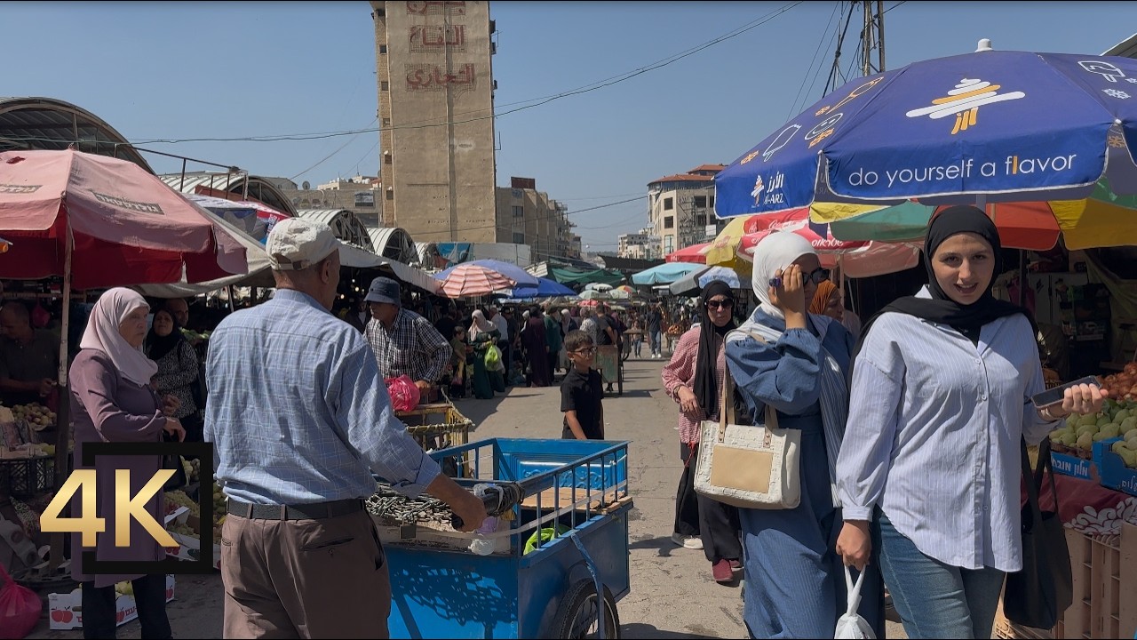 Palestine 🇵🇸 Jenin Walking Tour | Jenin City Center | Palestine Streets | Palestine Vlog | West Bank