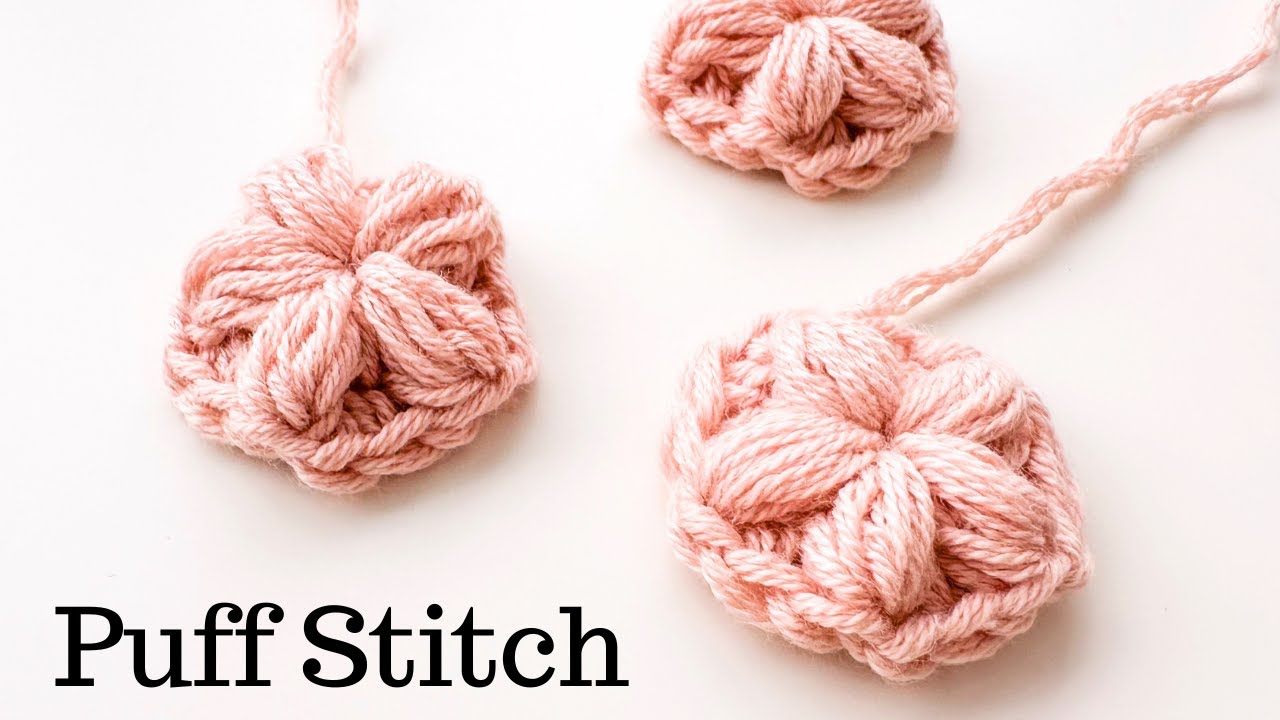 How To Crochet a Puff Stitch Flower 🌸 NO GAPS!