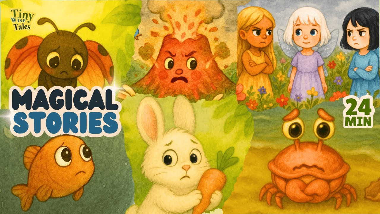 6 MAGICAL STORIES for Kids ✨ Tiny Wise Tales Compilation VOLUME 1 | 24 Minutes of Magical Tales