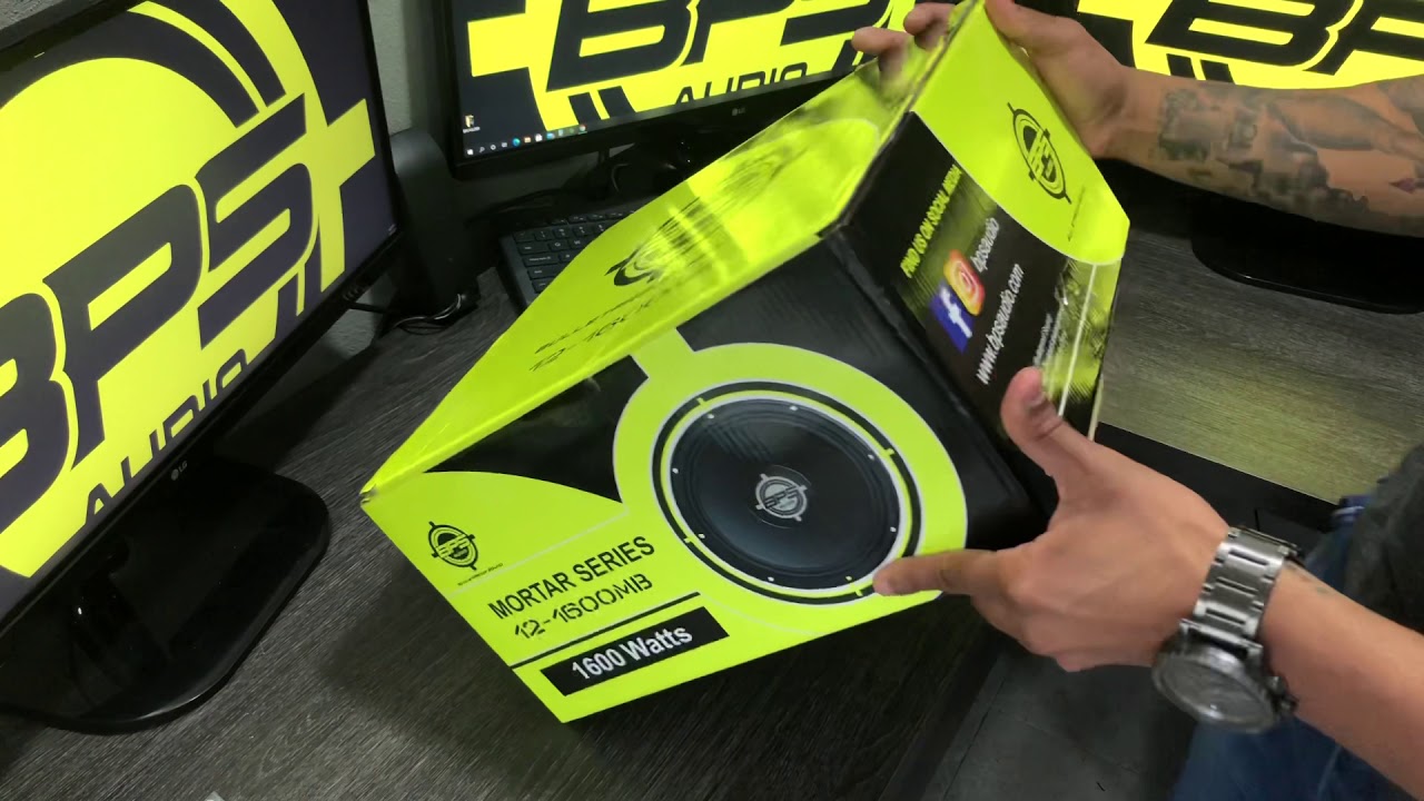 12-1600MB -BPS AUDIO- 12&rdquo; Midbass Speaker Unboxing.