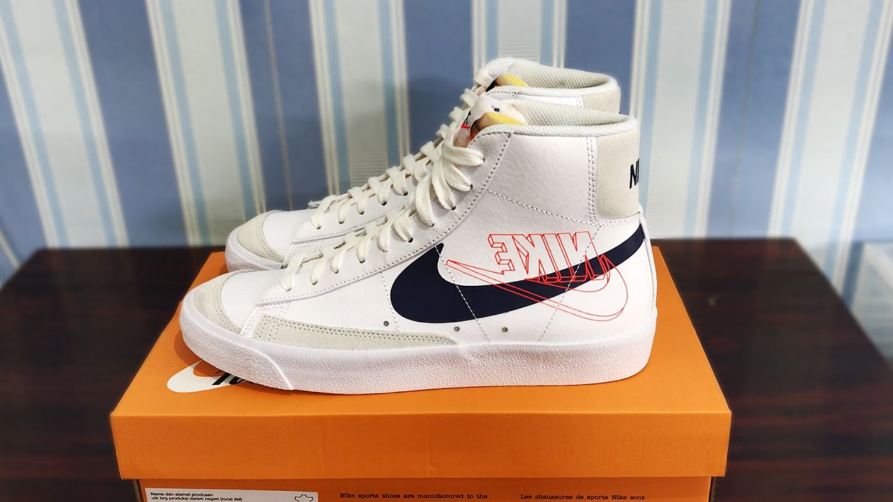 NIKE BLAZER MID 77 UNBOXING (Reverse Logo 2020)