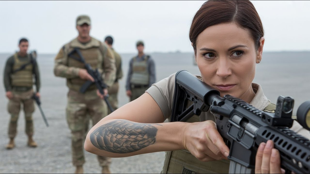 A Quiet Woman at the Range — Until One Look at Her Tattoo Stopped the SEAL Commander Cold