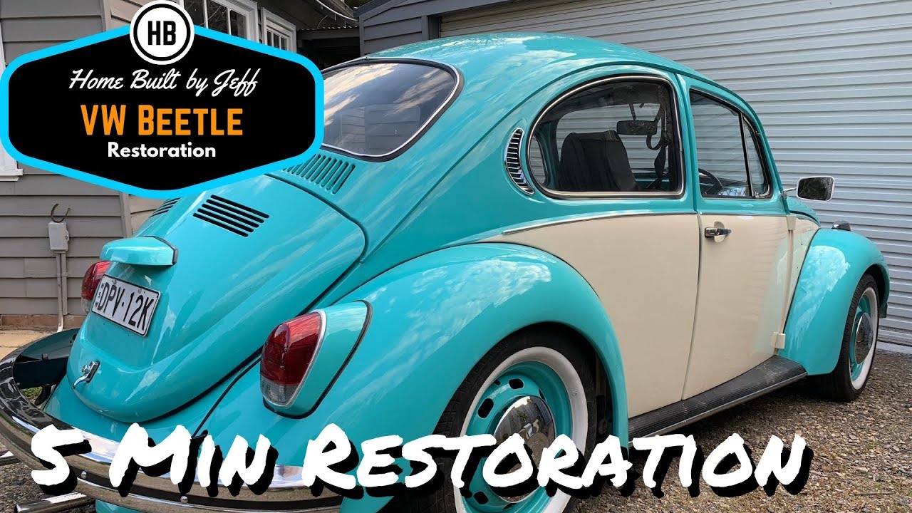 VW Beetle rolling restoration in 5 mins