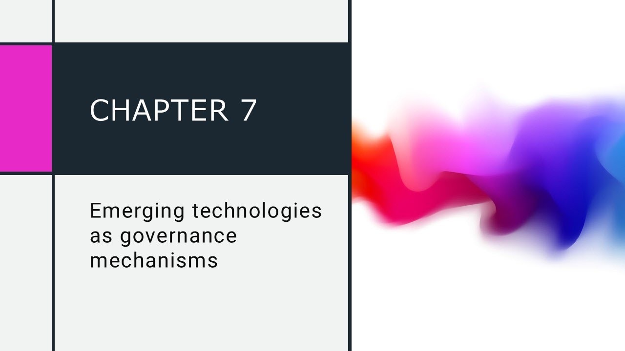 Emerging technologies as governance mechanisms