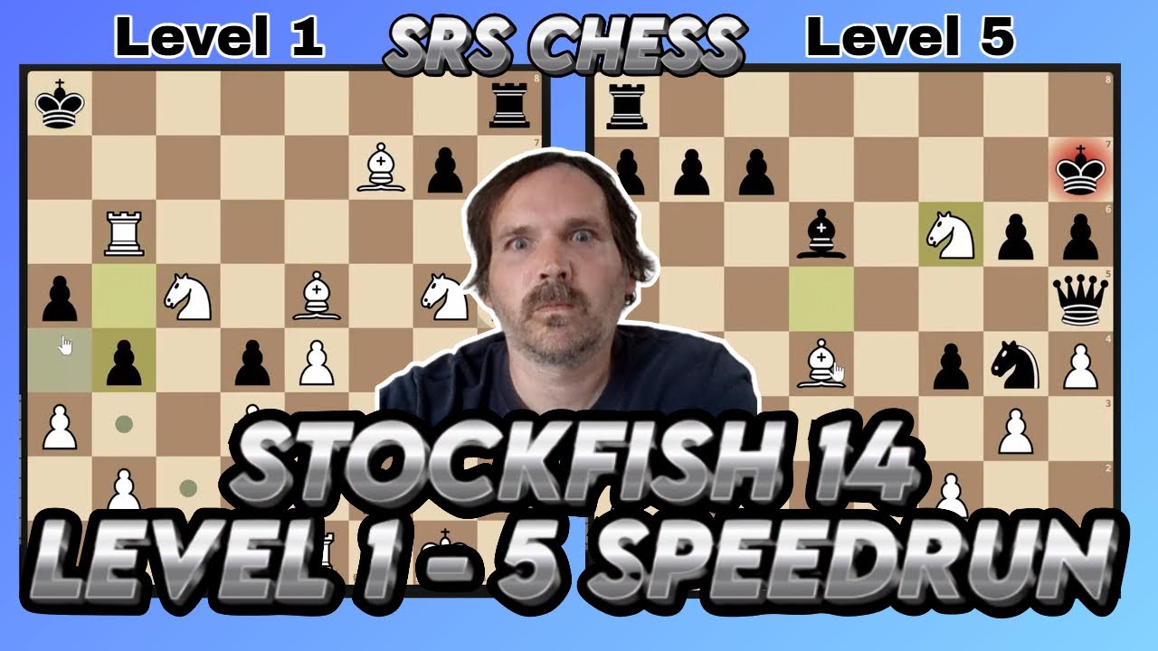 NEW World Record - Chess Bots 500 - 2500 ELO / Stockfish Fairy 14 Levels 1 - 5 in 