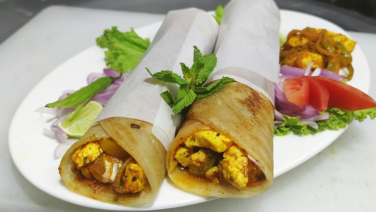 Street Style Paneer Kathi Roll | पनीर काठी रोल रेसिपी | Paneer Kathi Roll | Paneer Roll | Chef Ashok