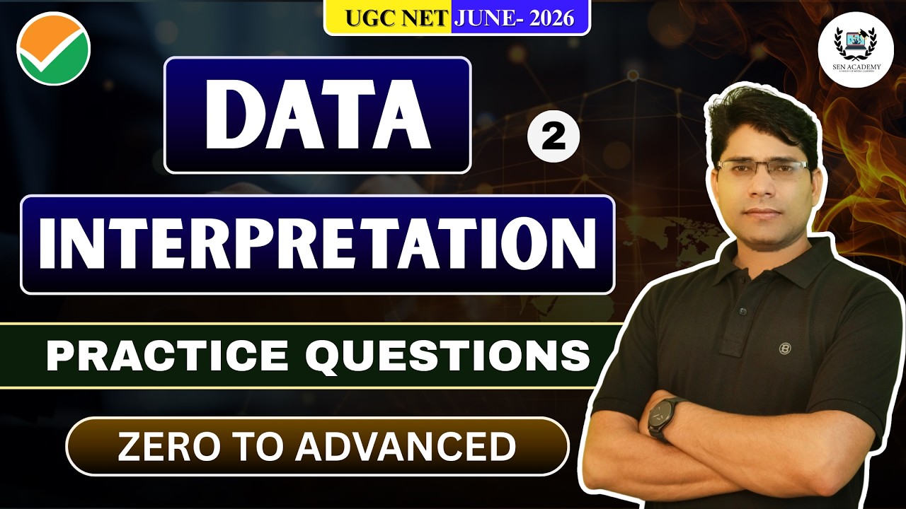 Data Interpretation PYQs Questions Practice | Percentage PYQ | UGC NET Paper 1 | NTA NET June 2026